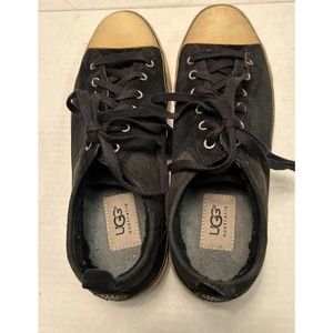 Women's UGG AUSTRALIA "Evera" #1888 Black Suede Sneaker Size 8.5